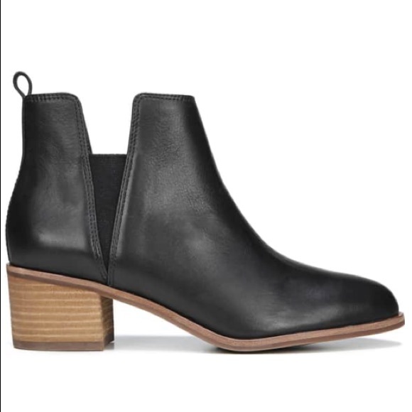 Dr. Scholl's Shoes - Dr. Scholl’s Black Leather Amara Bootie NWOB